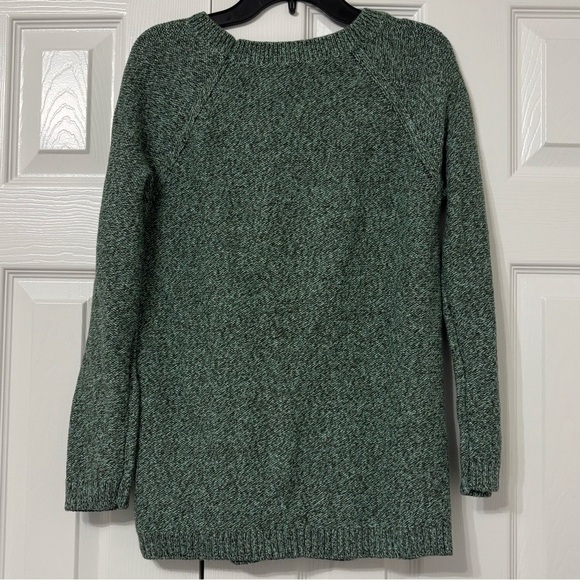 NWT Talbots Green Cotton Cable Knit Sweater Women's Size XS - Picture 2 of 7